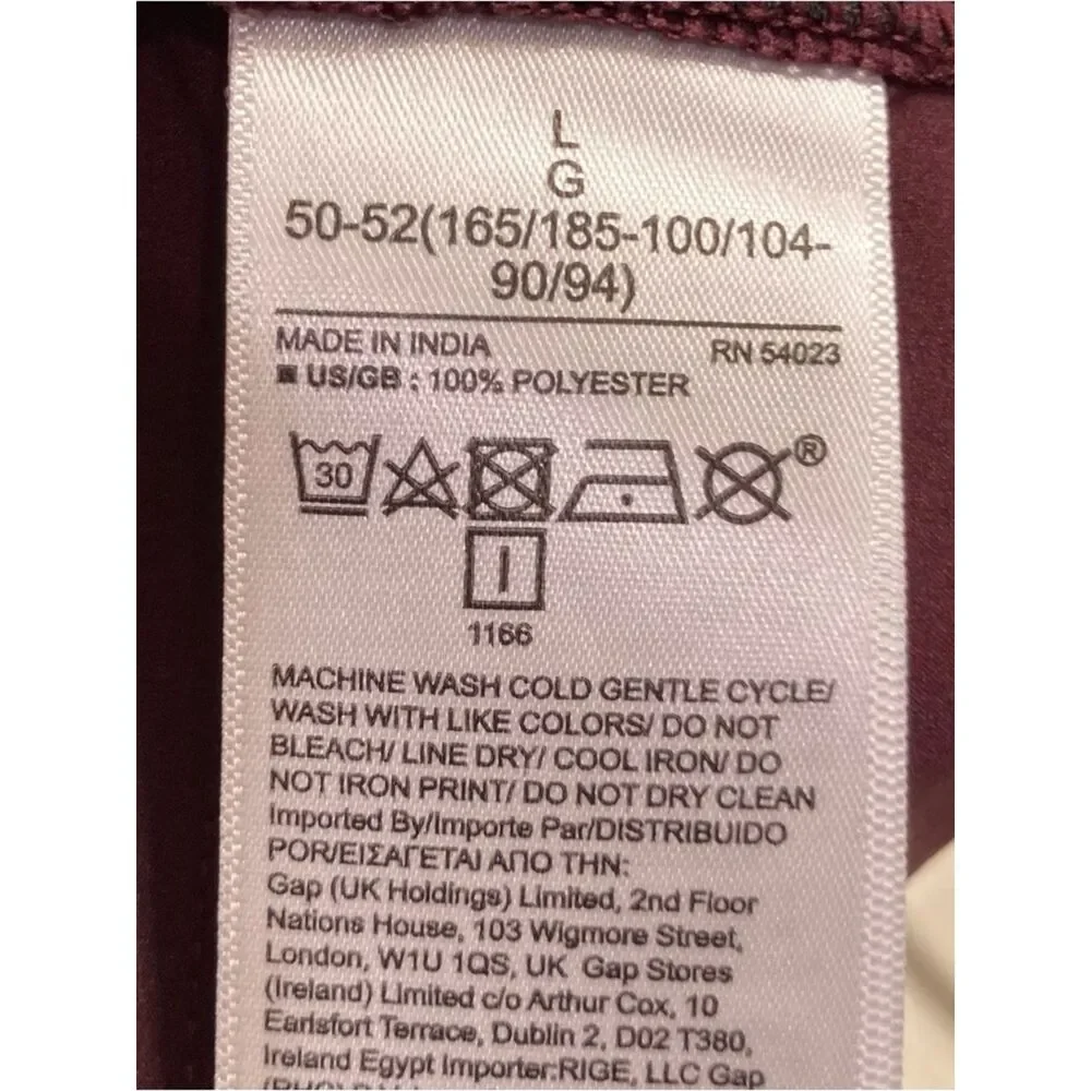 Banana Republic BR Sport Men's Casual Elastic Waist Shorts in Burgundy Size L